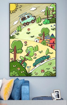 Tải file PSD File tranh hiện đại pha lê gương KF93254 (nguyên layer) để in