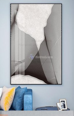 Ảnh mô tả file gốc in mica File tranh hiện đại pha lê gương KF93282