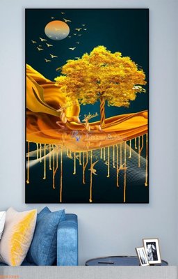 Tải file File tranh hiện đại pha lê gương KF93285 (ảnh gốc) in gạch 3D