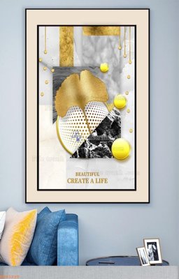 File tranh File tranh hiện đại pha lê gương KF93290 (gốc) in trên kính