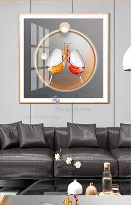 Download file File tranh hiện đại pha lê gương KF93354 (gốc) cho xưởng in