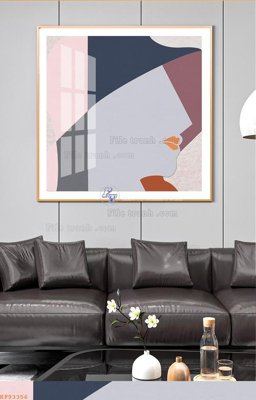 File in ấn File tranh hiện đại pha lê gương KF93356 (bản gốc) chất lượng cao