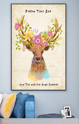 File tranh gốc File tranh hiện đại pha lê gương KF93369 (sắc nét từng chi tiết)