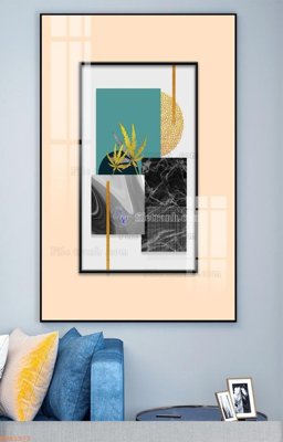 File gốc File tranh hiện đại pha lê gương KF93373 (chuẩn màu) cho in offset