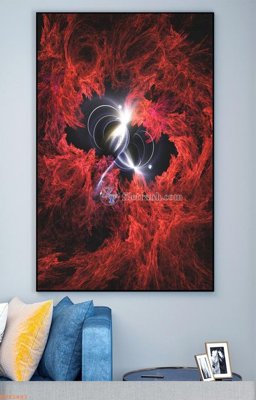 File gốc File tranh hiện đại pha lê gương KF93481 (phiên bản chuẩn) để in ấn