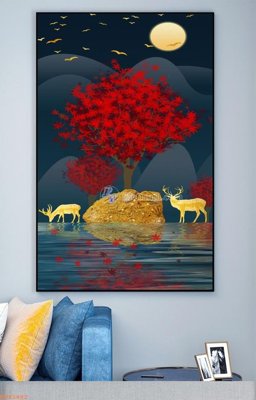 Download file File tranh hiện đại pha lê gương KF93482 (gốc) in mica ốp bếp