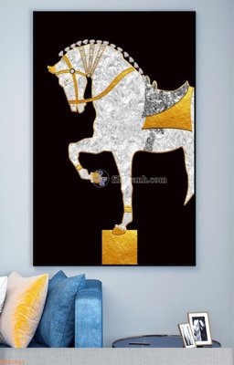 File in trần File tranh hiện đại pha lê gương KF93501 (bản gốc 3D) sống động