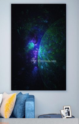 File gốc in ấn File tranh hiện đại pha lê gương KF93514 chất lượng vượt trội