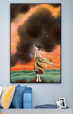 File gốc File tranh hiện đại pha lê gương KF93533 (in 3D) nghệ thuật