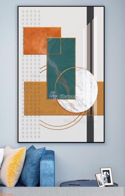 File PSD in ấn File tranh hiện đại pha lê gương KF93542 (chất lượng cao)