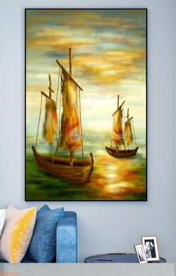 File gốc File tranh hiện đại pha lê gương KF93553 (in tráng gương) sang trọng