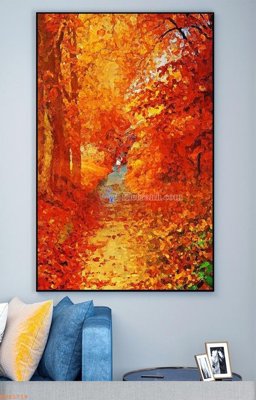 File gốc in ấn File tranh hiện đại pha lê gương KF93719 chất lượng vượt trội