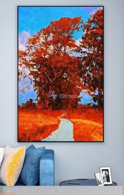 File gốc File tranh hiện đại pha lê gương KF93749 (PSD/TIFF) độ phân giải cao