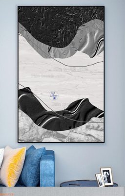 File PSD File tranh hiện đại pha lê gương KF93778 (bản gốc) đã tách nền