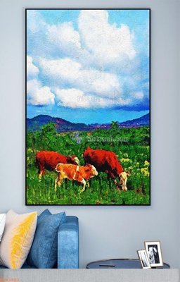 File gốc File tranh hiện đại pha lê gương KF93801 (thiết kế) độc quyền