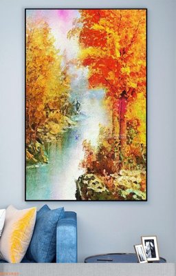 Tải file File tranh hiện đại pha lê gương KF93845 (gốc) in tranh tráng gương