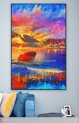 File gốc File tranh hiện đại pha lê gương KF93857 (ảnh chi tiết) để in trần