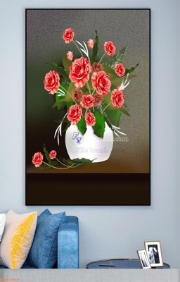 Tải file File tranh hiện đại pha lê gương KF93859 (gốc) in tranh tráng gương