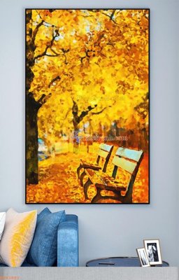 File in ấn File tranh hiện đại pha lê gương KF93882 (bản gốc) chất lượng cao