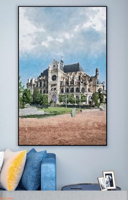 File gốc File tranh hiện đại pha lê gương KF93902 (cho in ấn) độc quyền