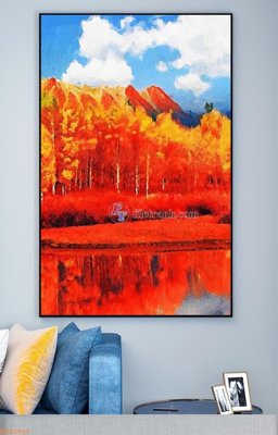 File tranh in trần 3D File tranh hiện đại pha lê gương KF93903 (ảnh gốc)