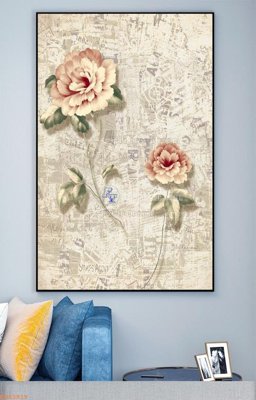 File tranh File tranh hiện đại pha lê gương KF93919 (gốc) chủ đề trừu tượng