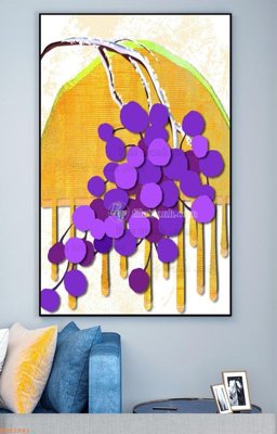 Download file gốc File tranh hiện đại pha lê gương KF93941 (in lụa) cao cấp