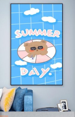 File gốc in ấn File tranh hiện đại pha lê gương KF93966 chất lượng vượt trội