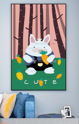 File in trần File tranh hiện đại pha lê gương KF94031 (bản gốc) trời sao