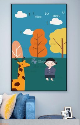 File in ấn File tranh hiện đại pha lê gương KF94050 (bản gốc) chất lượng cao