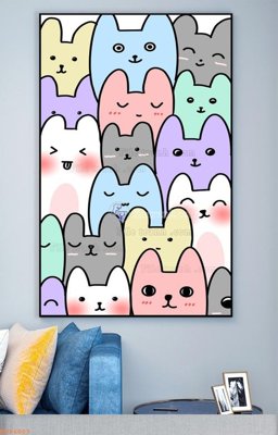 File gốc File tranh hiện đại pha lê gương KF94053 (PSD/TIFF) độ phân giải cao