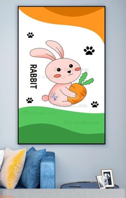 File tranh File tranh hiện đại pha lê gương KF94055 (bản gốc) treo quán cafe