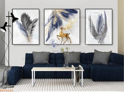 File ảnh File tranh hiện đại pha lê gương KF94081 (gốc) in poster