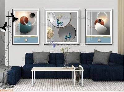 File gốc File tranh hiện đại pha lê gương KF94109 (cho in ấn) độc quyền