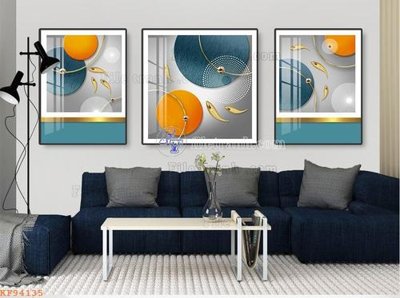 Tải file File tranh hiện đại pha lê gương KF94135 (gốc) làm file in ấn