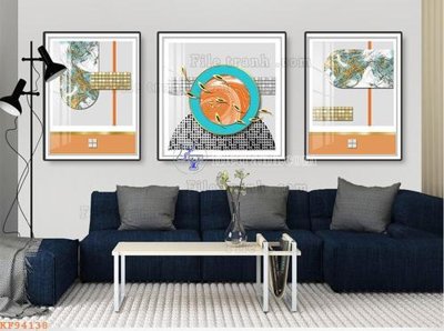 File tranh ảnh gốc File tranh hiện đại pha lê gương KF94138 dùng cho in khổ lớn