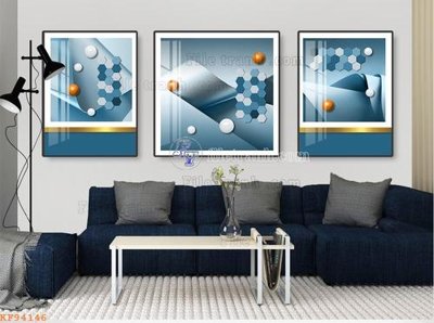 File in ấn File tranh hiện đại pha lê gương KF94146 (bản gốc) cao cấp