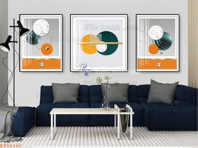 File PSD File tranh hiện đại pha lê gương KF94160 (chất lượng in ấn)