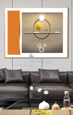 Hình ảnh file gốc File tranh hiện đại pha lê gương KF94194 cho in UV