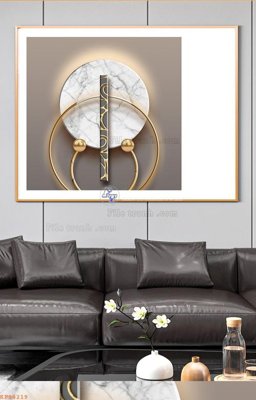 File in trần File tranh hiện đại pha lê gương KF94219 (file gốc) phong thủy