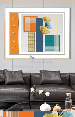 File tranh gốc in trần nhà File tranh hiện đại pha lê gương KF94233 3D