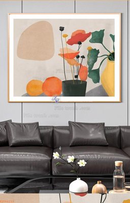 Tải file File tranh hiện đại pha lê gương KF94239 (gốc) làm tranh treo tường