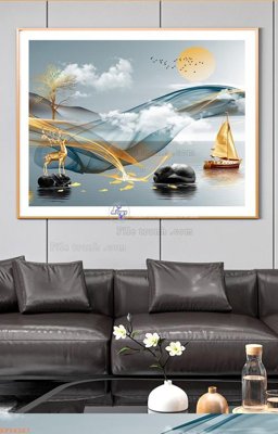 Tải file File tranh hiện đại pha lê gương KF94267 (ảnh gốc) in tráng gương