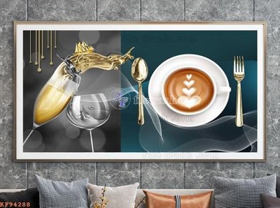 Hình ảnh gốc File tranh hiện đại pha lê gương KF94288 (để in khổ lớn)