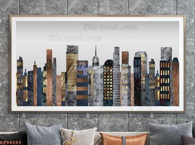 Tải file File tranh hiện đại pha lê gương KF94393 (ảnh gốc) độ phân giải 300dpi