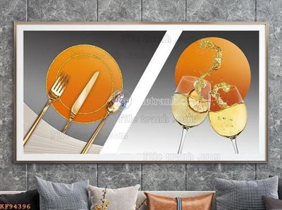 File in trần File tranh hiện đại pha lê gương KF94396 (file gốc) xuyên sáng