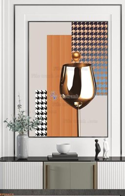 Tải file gốc File tranh hiện đại pha lê gương KF94419 (bản PSD) gốc