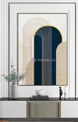 File in lụa File tranh hiện đại pha lê gương KF94441 (chất lượng cao) File tranh hiện đại pha lê gương KF94441