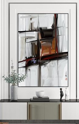 File gốc File tranh hiện đại pha lê gương KF94497 (trang trí) phòng ngủ