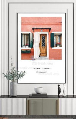 File in ấn chuyên nghiệp File tranh hiện đại pha lê gương KF94510 (file gốc)